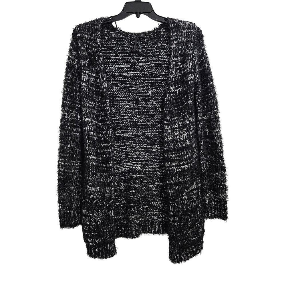 Open Front Fuzzy Cardigan Sweater. Front pickets. Size Large. - Picture 2 of 7